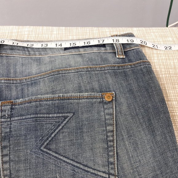 Rock Republic Kasandra Jeans Plus 18W Bootcut Distressed Medium Wash Blue Denim. - Picture 10 of 12